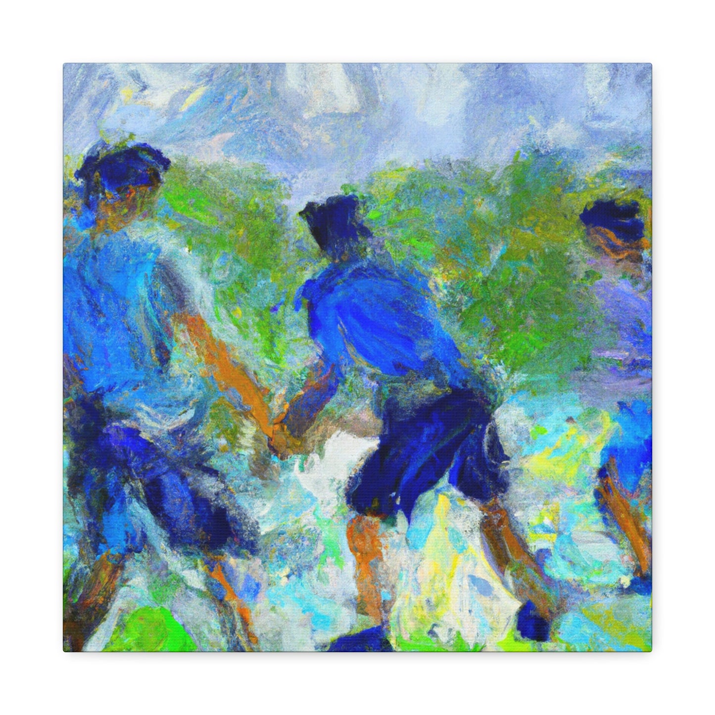 Playing in the Park - Canvas