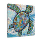 Sea Turtles at Dusk - Canvas