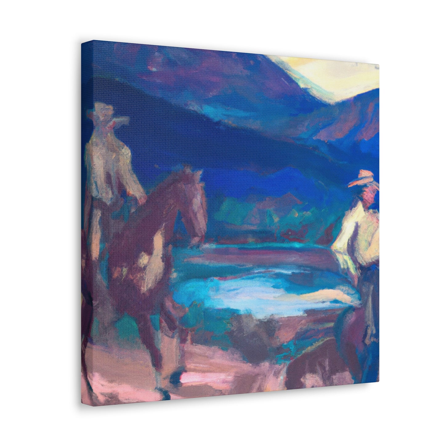 Western Landscape Dawn - Canvas