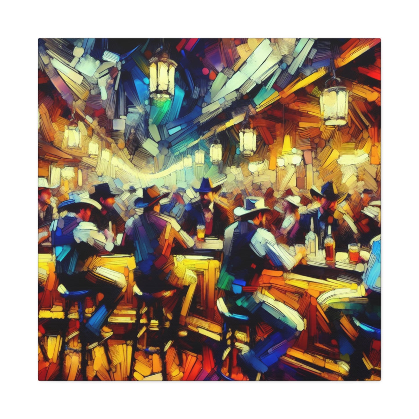 Desert Saloon Serenade - Canvas