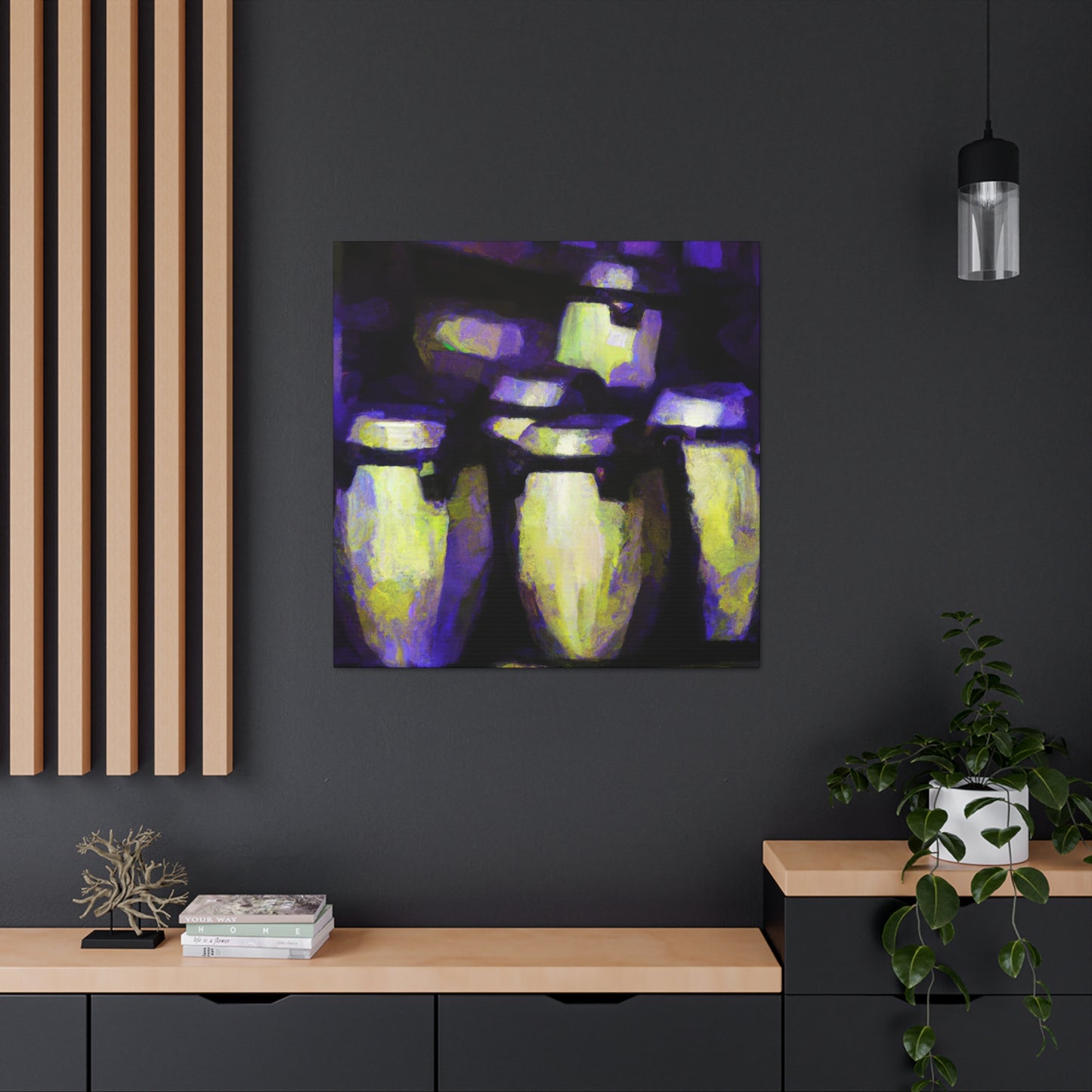 "Bongos in Impressionism" - Canvas