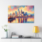 "Vibrant Enchantment: Salt Lake" - Canvas