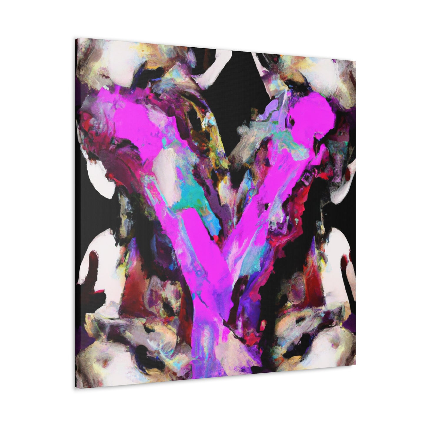 "Y in Abstract Forms" - Canvas