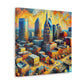 "Vibrant Melodies of Nashville" - Canvas