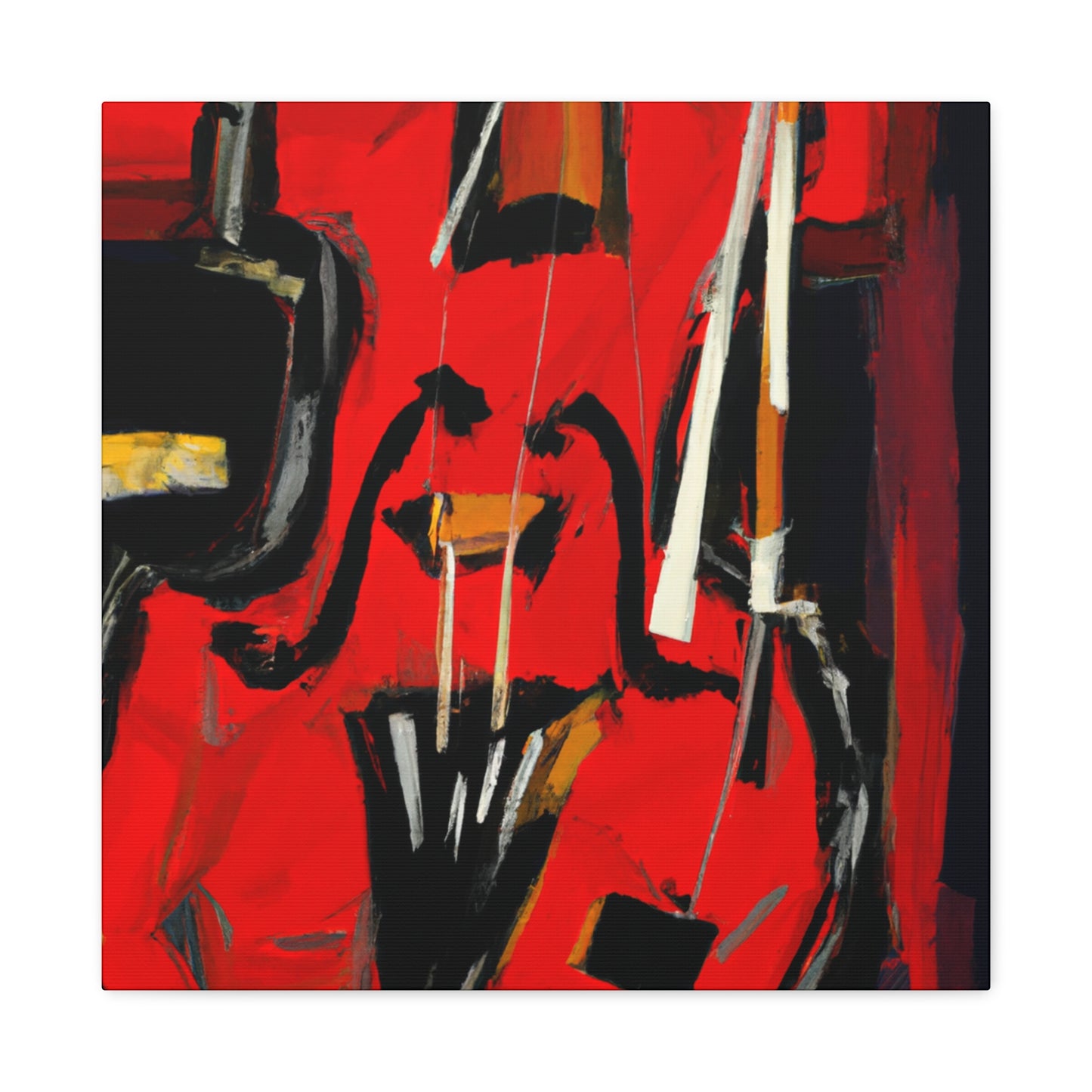 Violin in Expressionism - Canvas