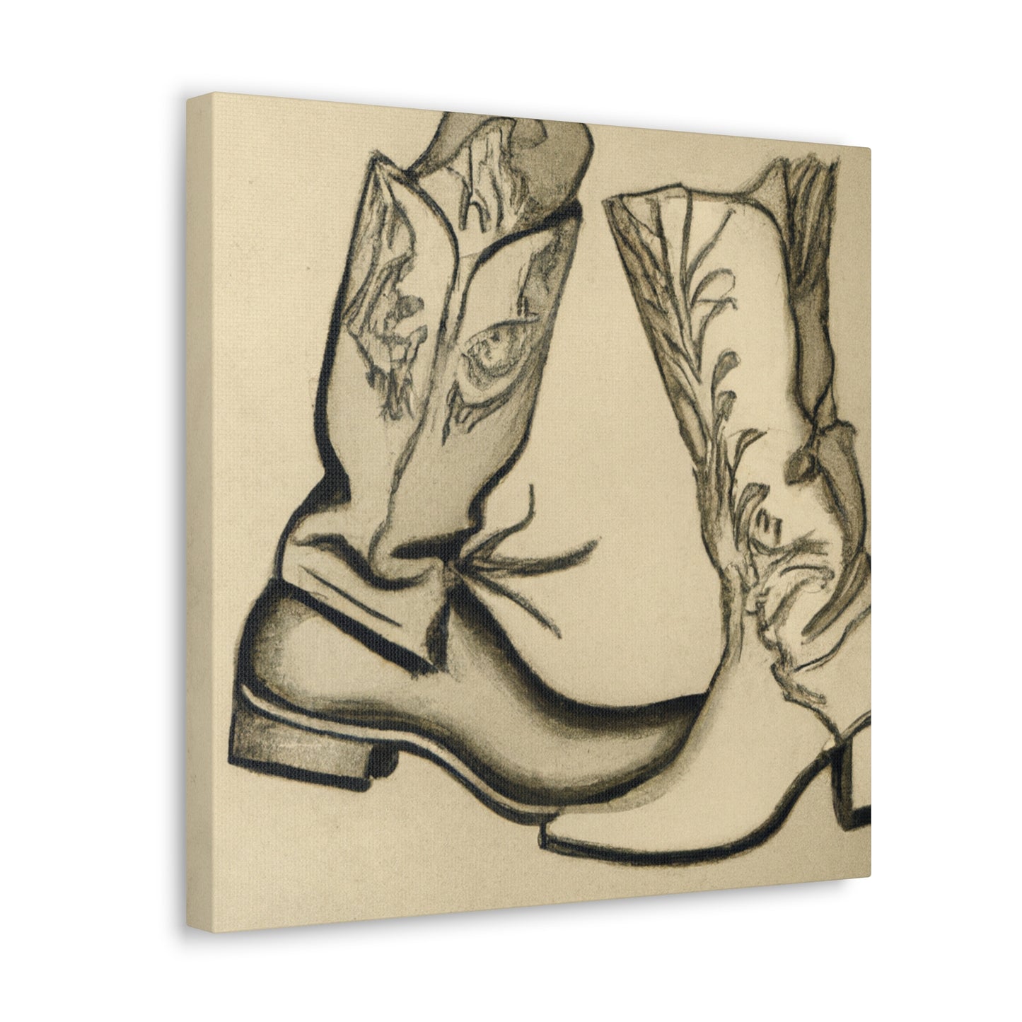 Boots in the Rococo - Canvas