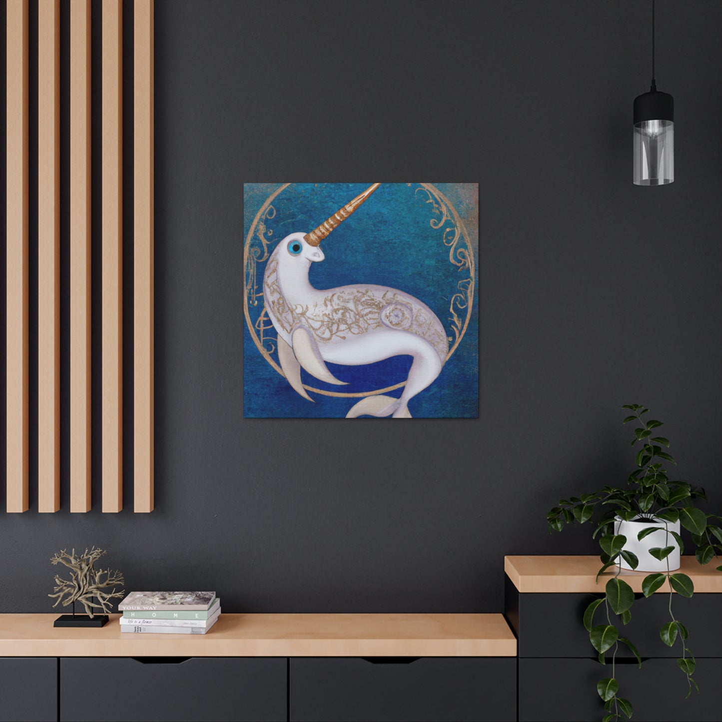 "The Majestic Narwhal" - Canvas