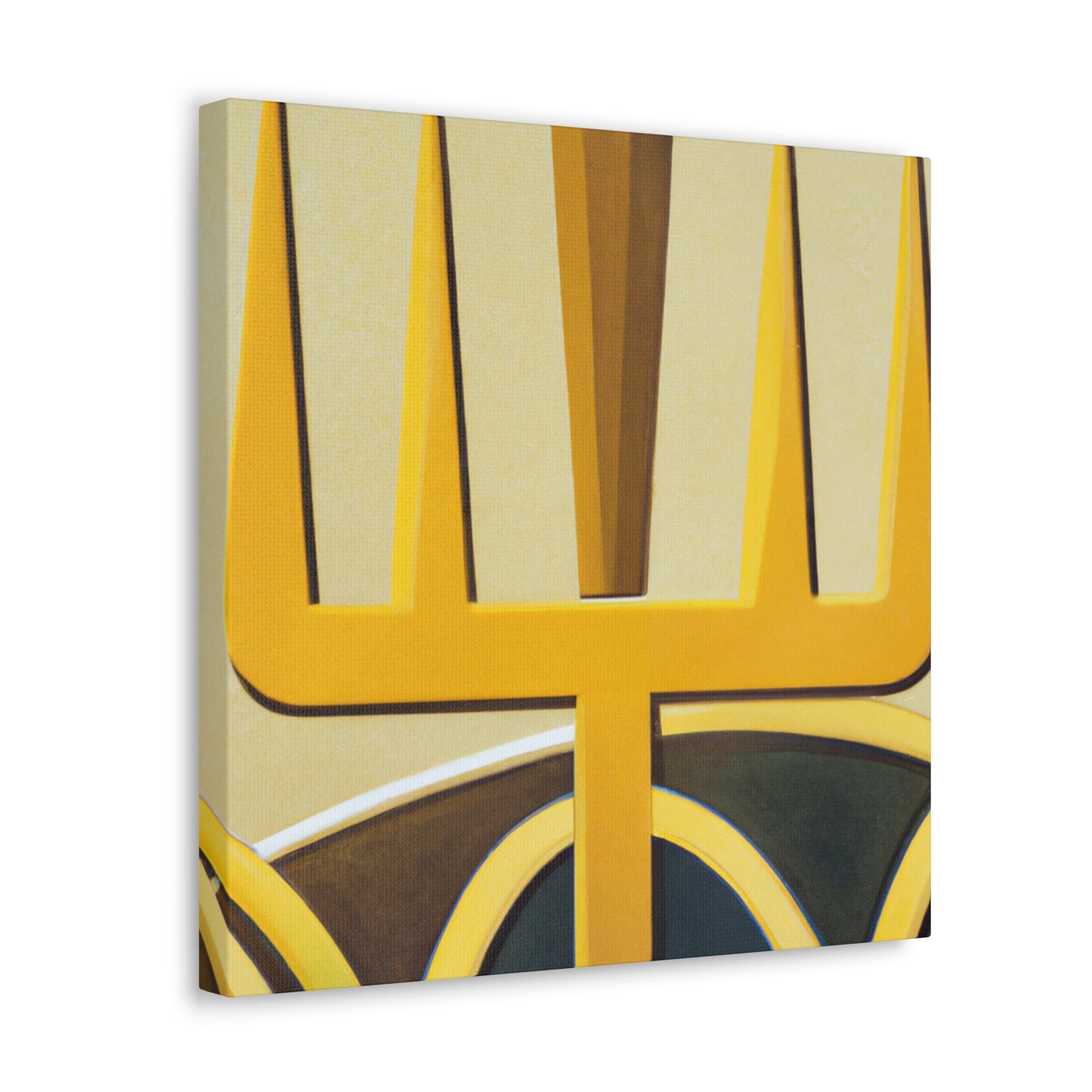 Golden Pitchfork Gleam - Canvas