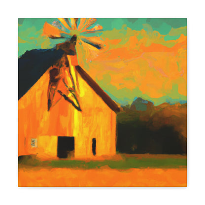 Windmill's Majestic Dance - Canvas