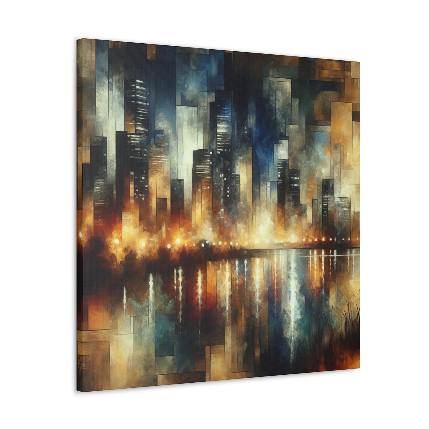 "Midnight Metropolis Movement" - Canvas