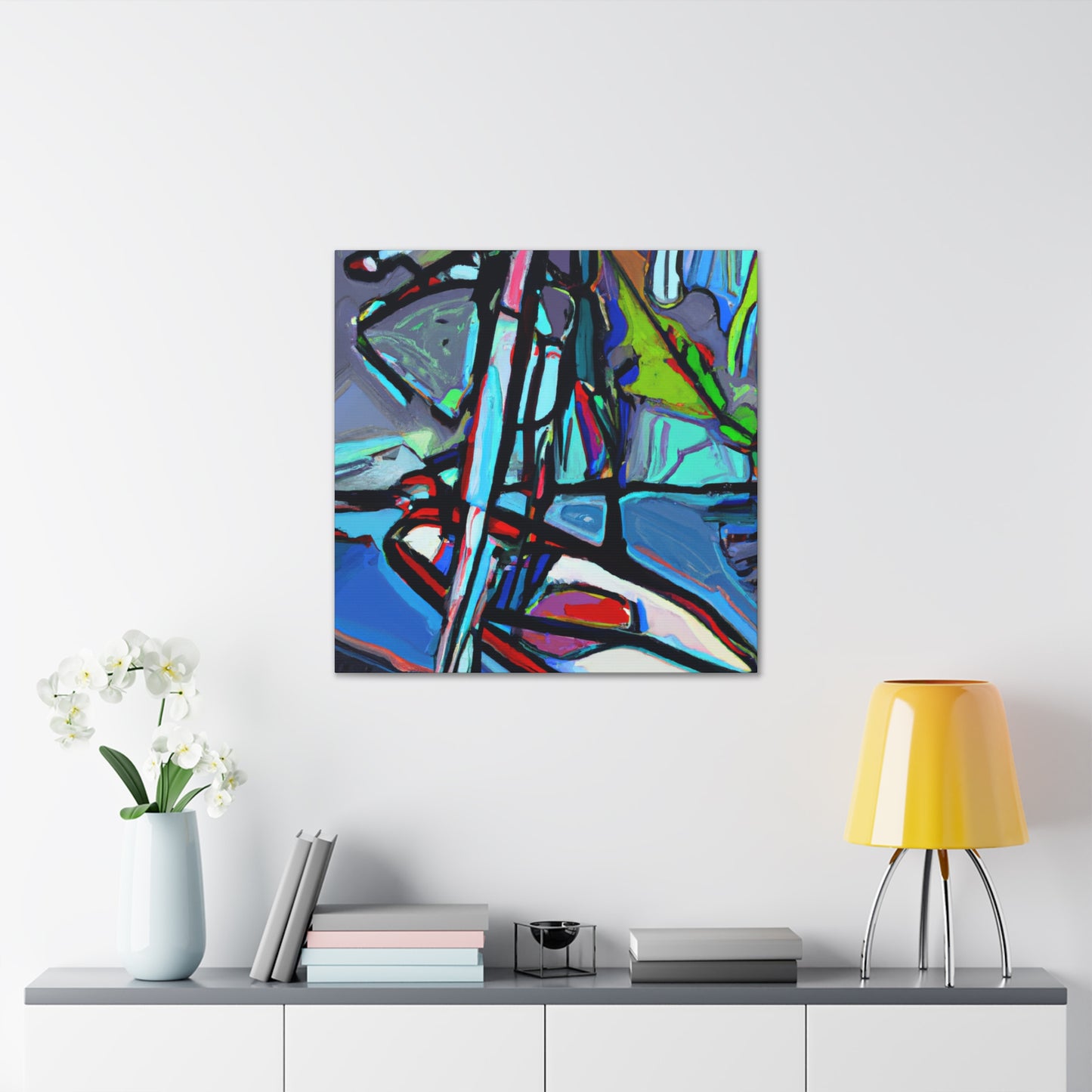 "Paddle Board Reflection" - Canvas