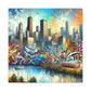 "Urban Dreams Unleashed" - Canvas