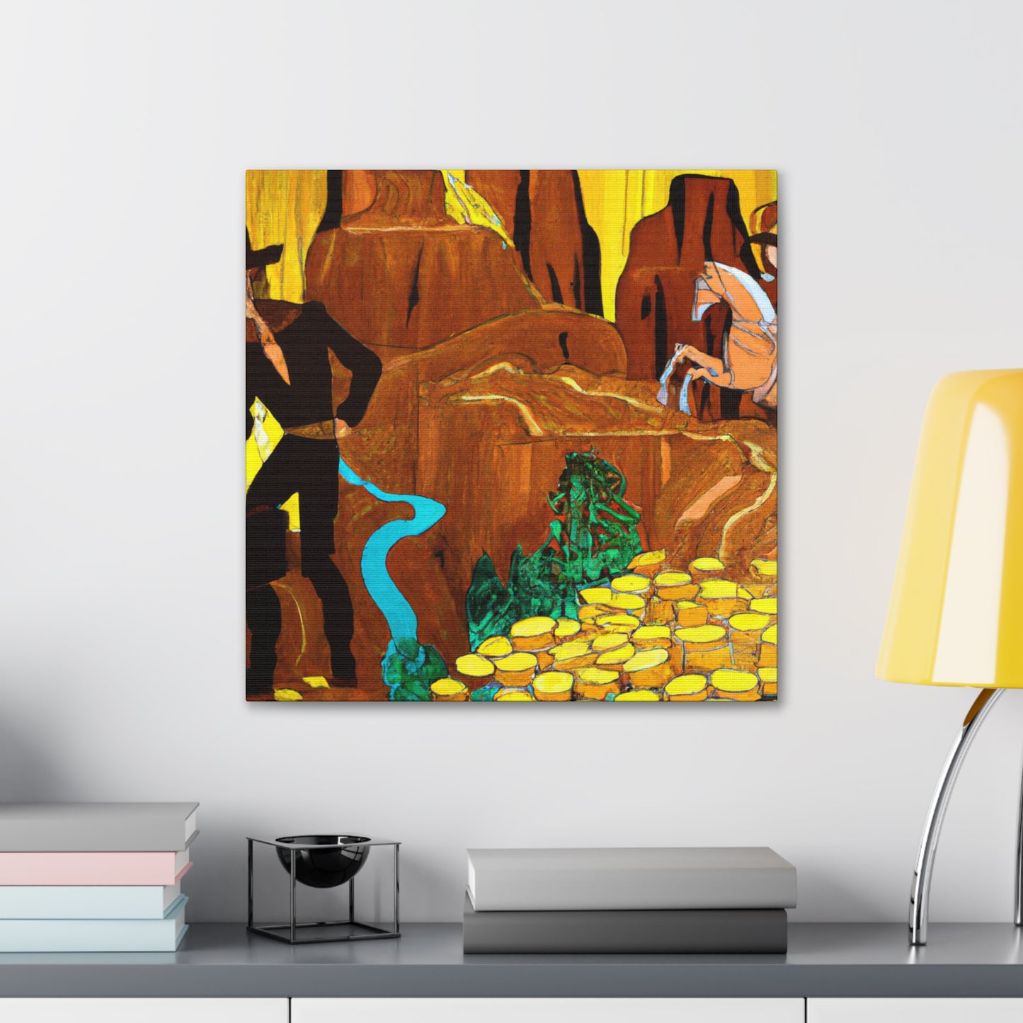 Golden Underworld Mine - Canvas