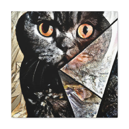 Folded Cat Dreamscape - Canvas