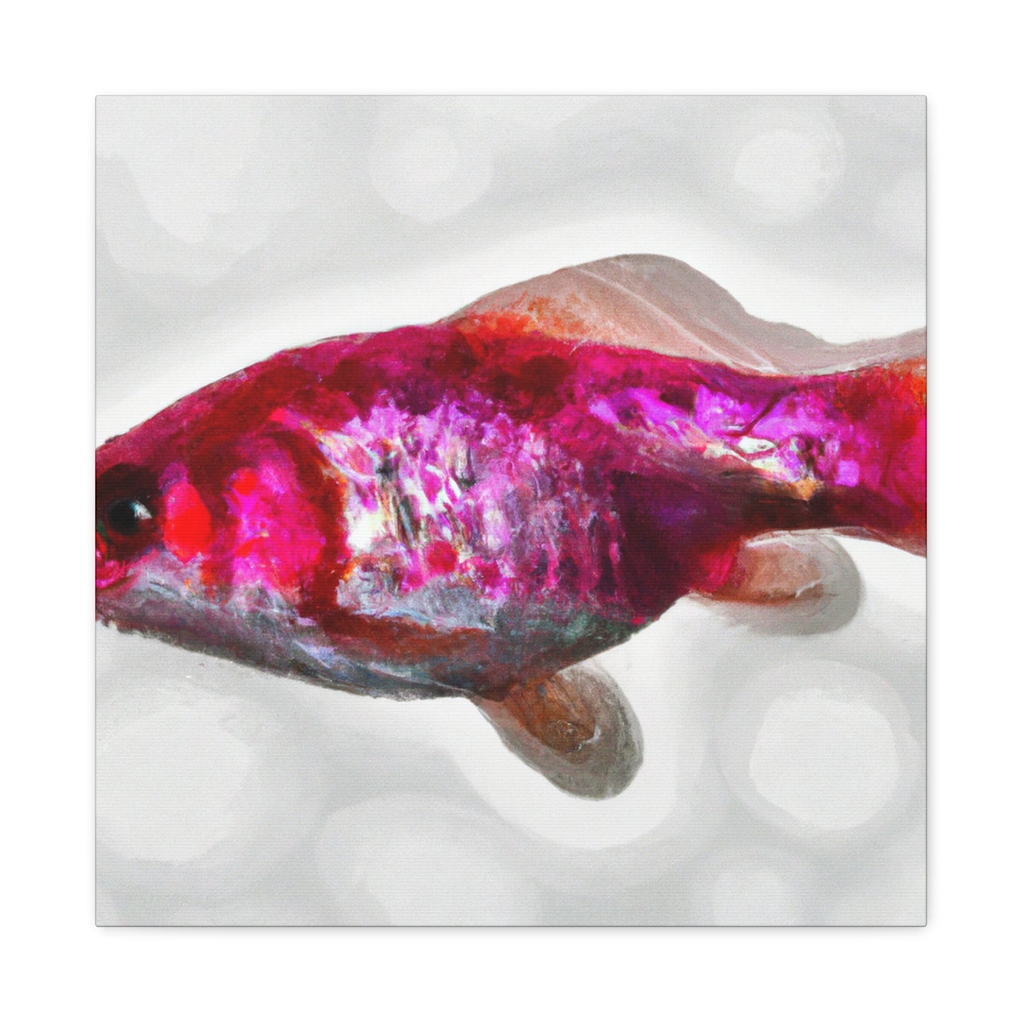 "Killifish in Bloom" - Canvas