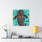 Manatee in Deco Style - Canvas