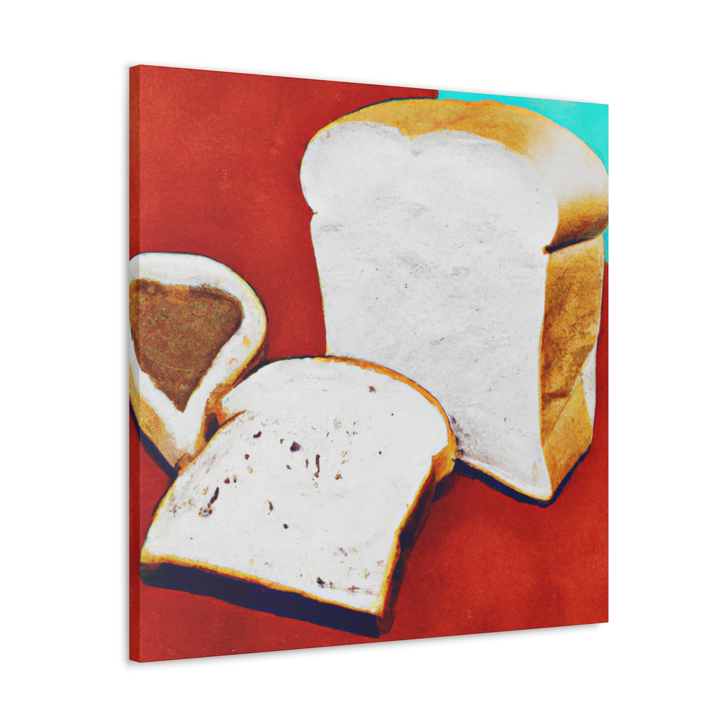 "Bread in Pop Colors" - Canvas