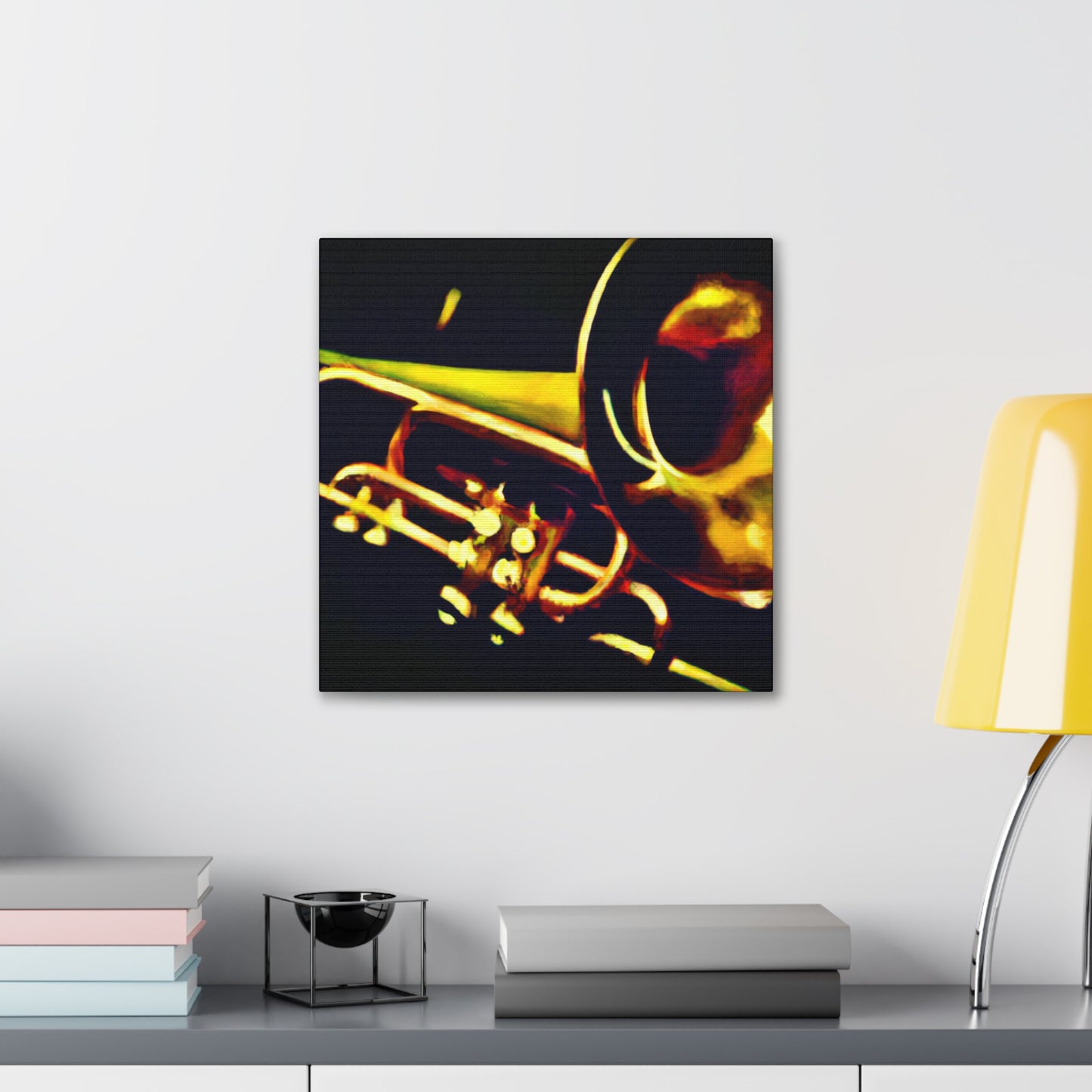 Trombone in Technicolor - Canvas