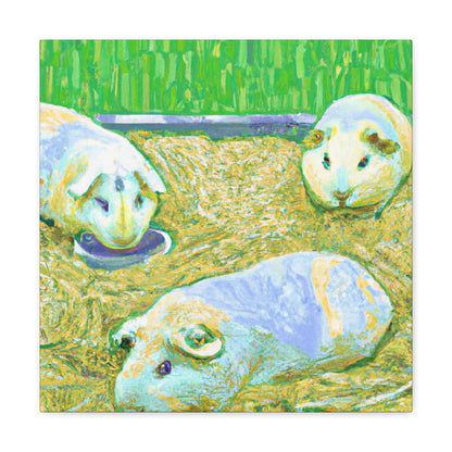 Cute Guinea Pig Painting - Canvas