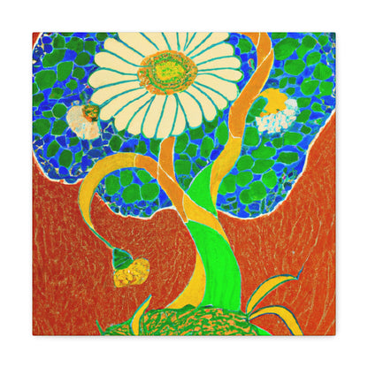 Daisy in Art Nouveau - Canvas