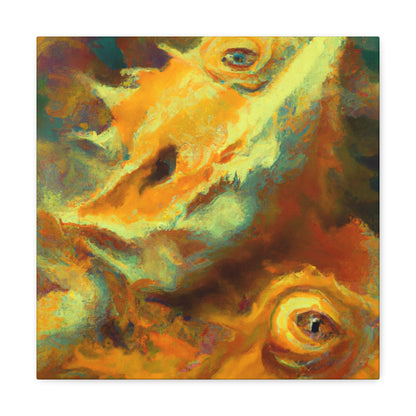 "Bearded Dragon Dreamscape". - Canvas