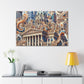 "Romantic City Transcendence" - Canvas