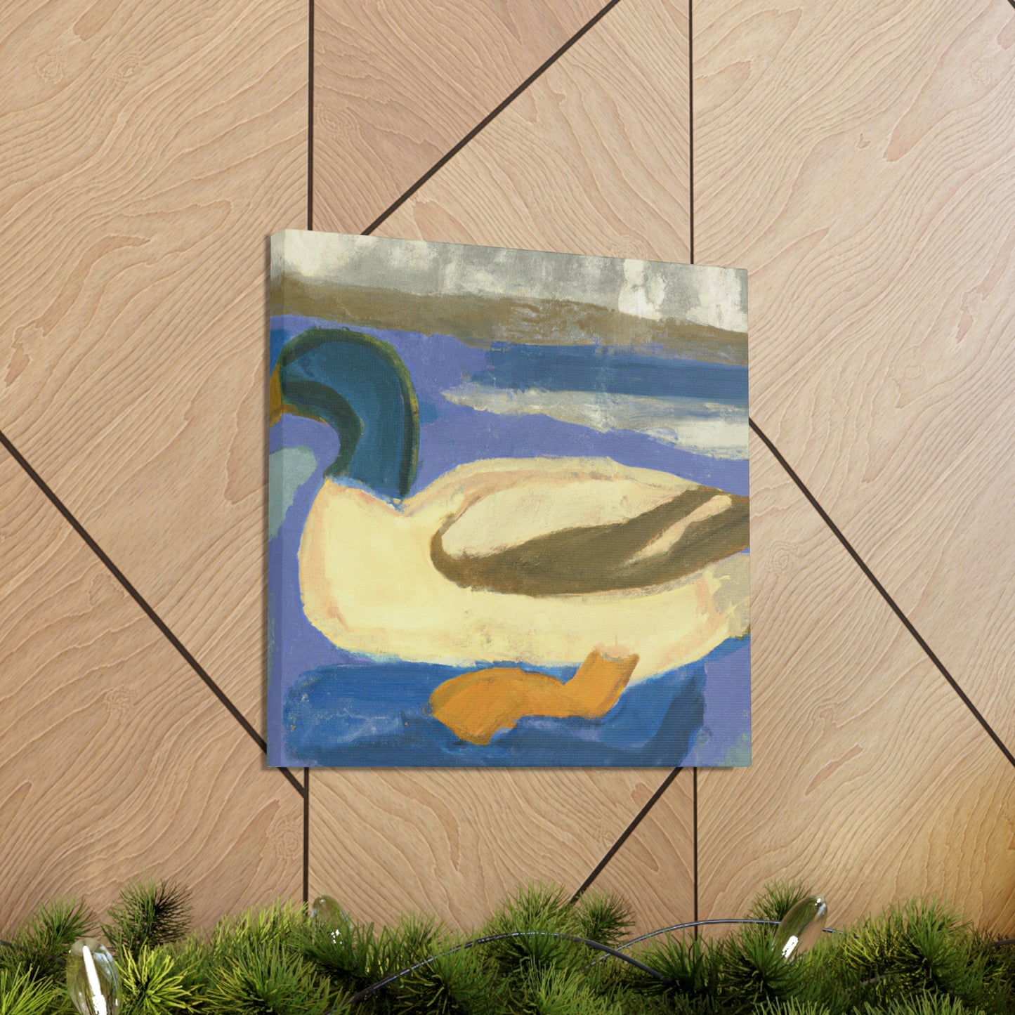 "Mallard Duck Expressionism" - Canvas