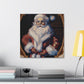 Santa's Rococo Joy - Canvas