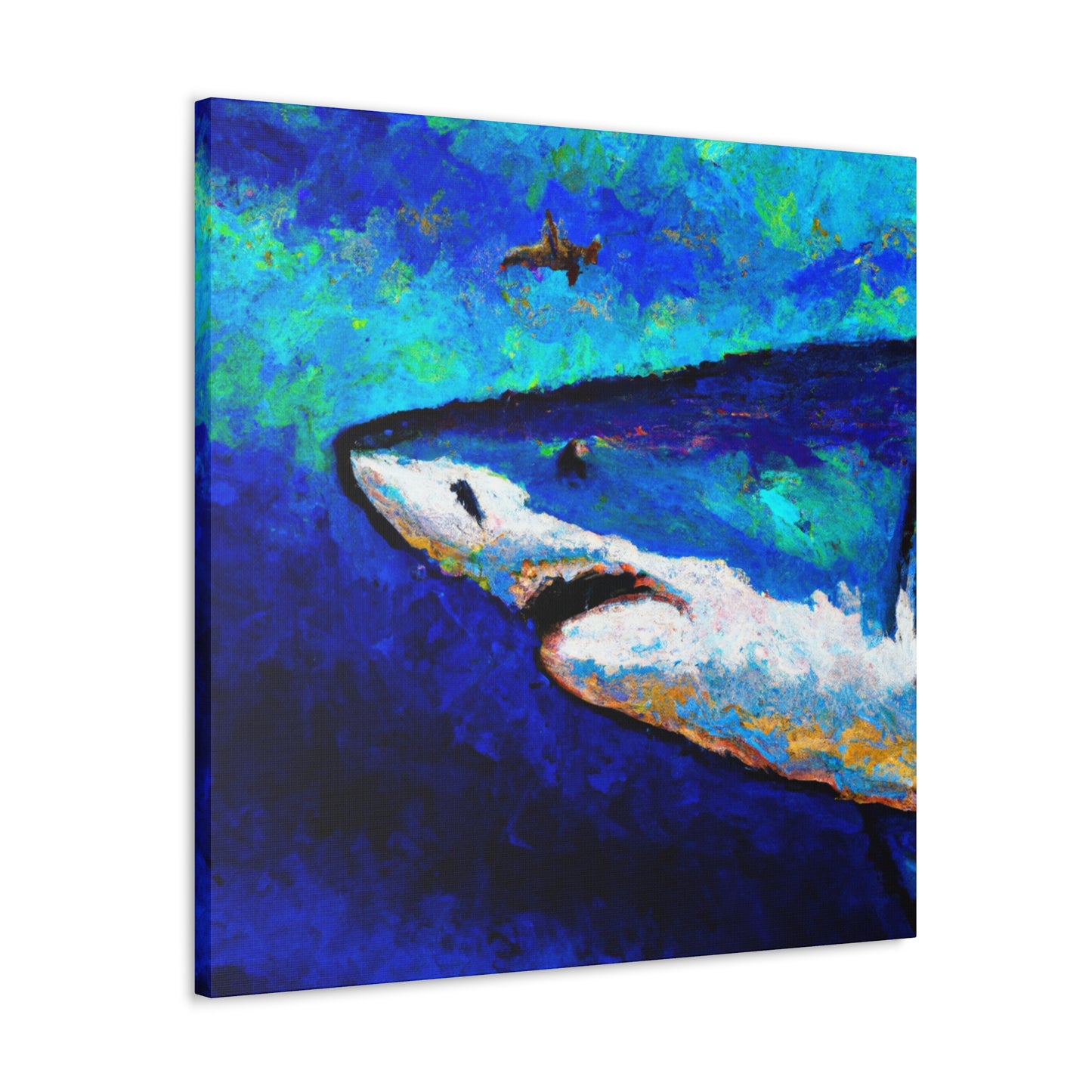 Shark in Impressionism - Canvas