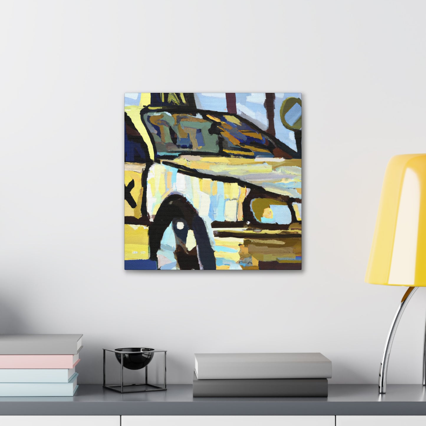 Taxi at Midnight - Canvas