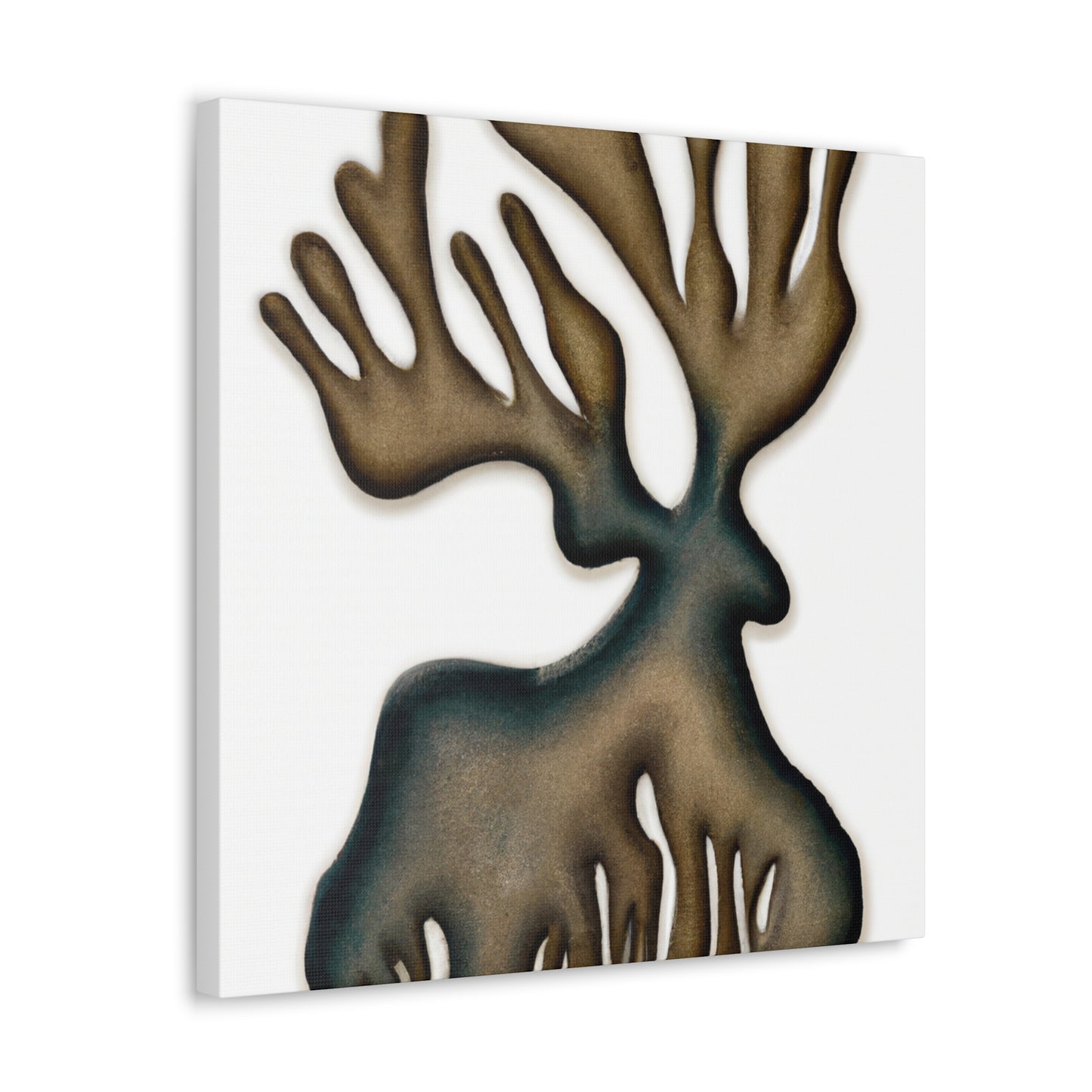 "Elk Among Wildflowers" - Canvas