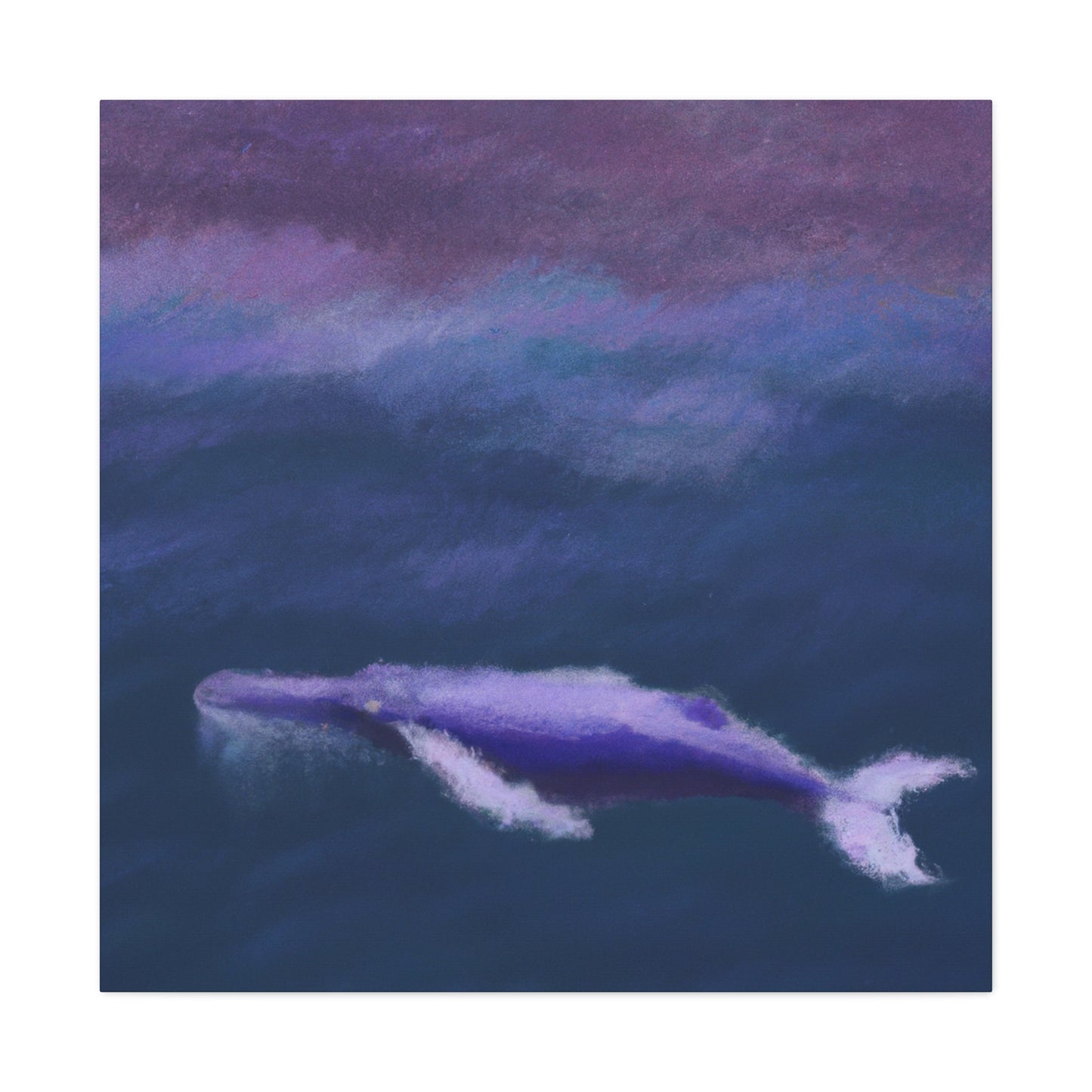 "Whale Amongst Reflections" - Canvas