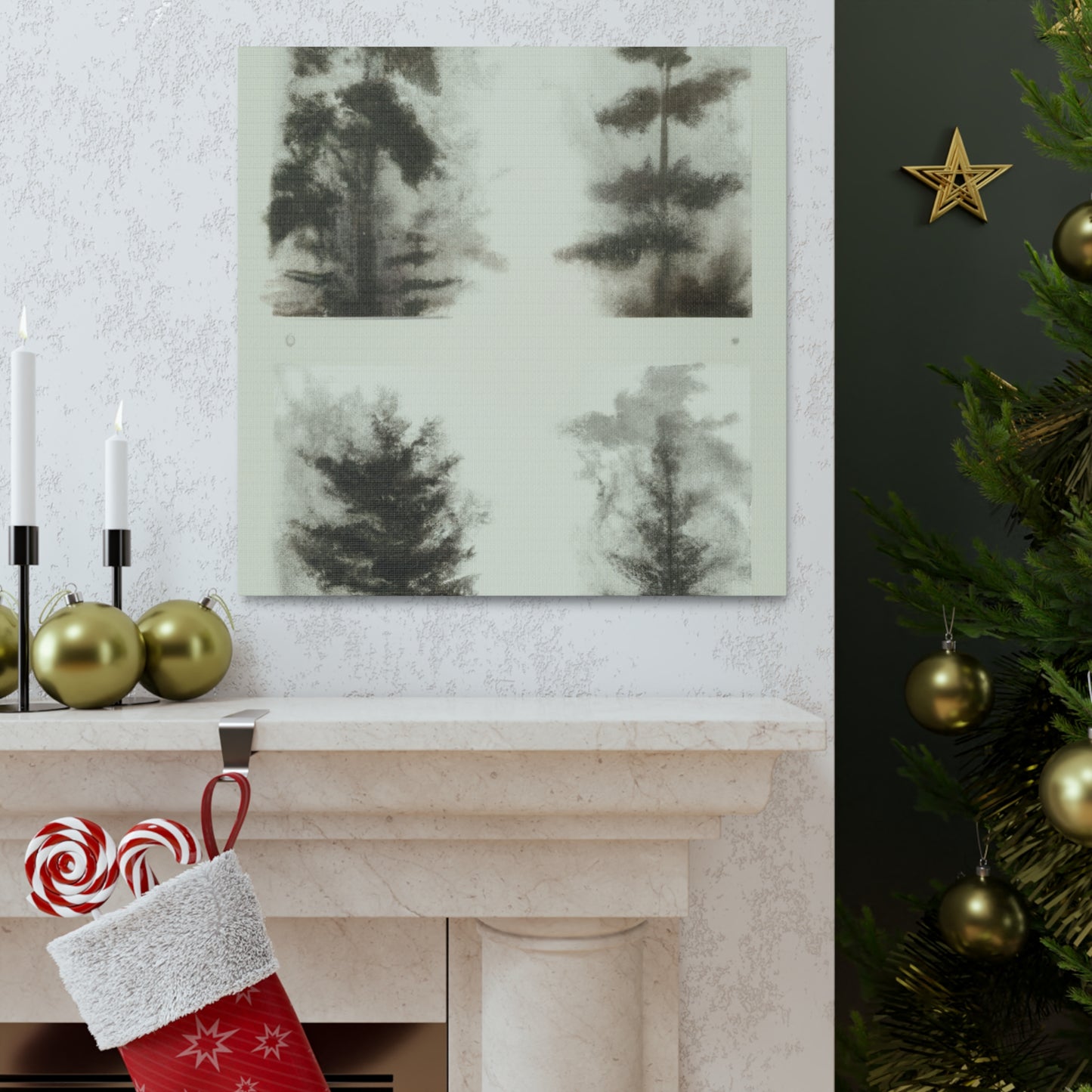 Pine Tree Enchantment - Canvas