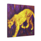 Leopard in Abstract Form - Canvas