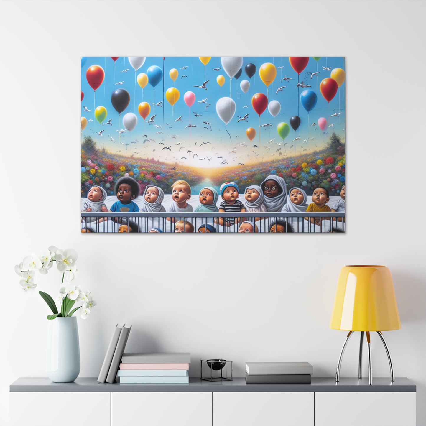 "Enchanted Aerial Symphony" - Canvas