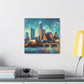 "Vibrant Austin Streets" - Canvas