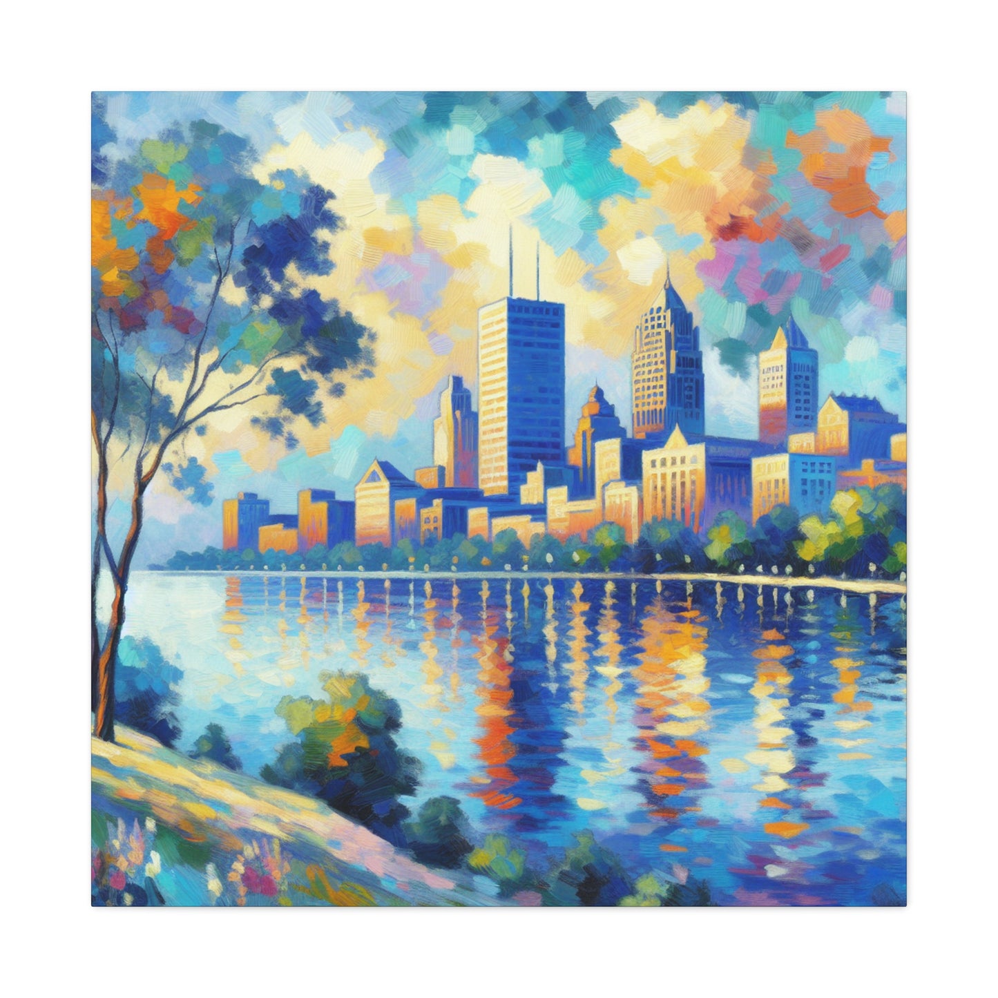 "Colorful Milwaukee Days" - Canvas