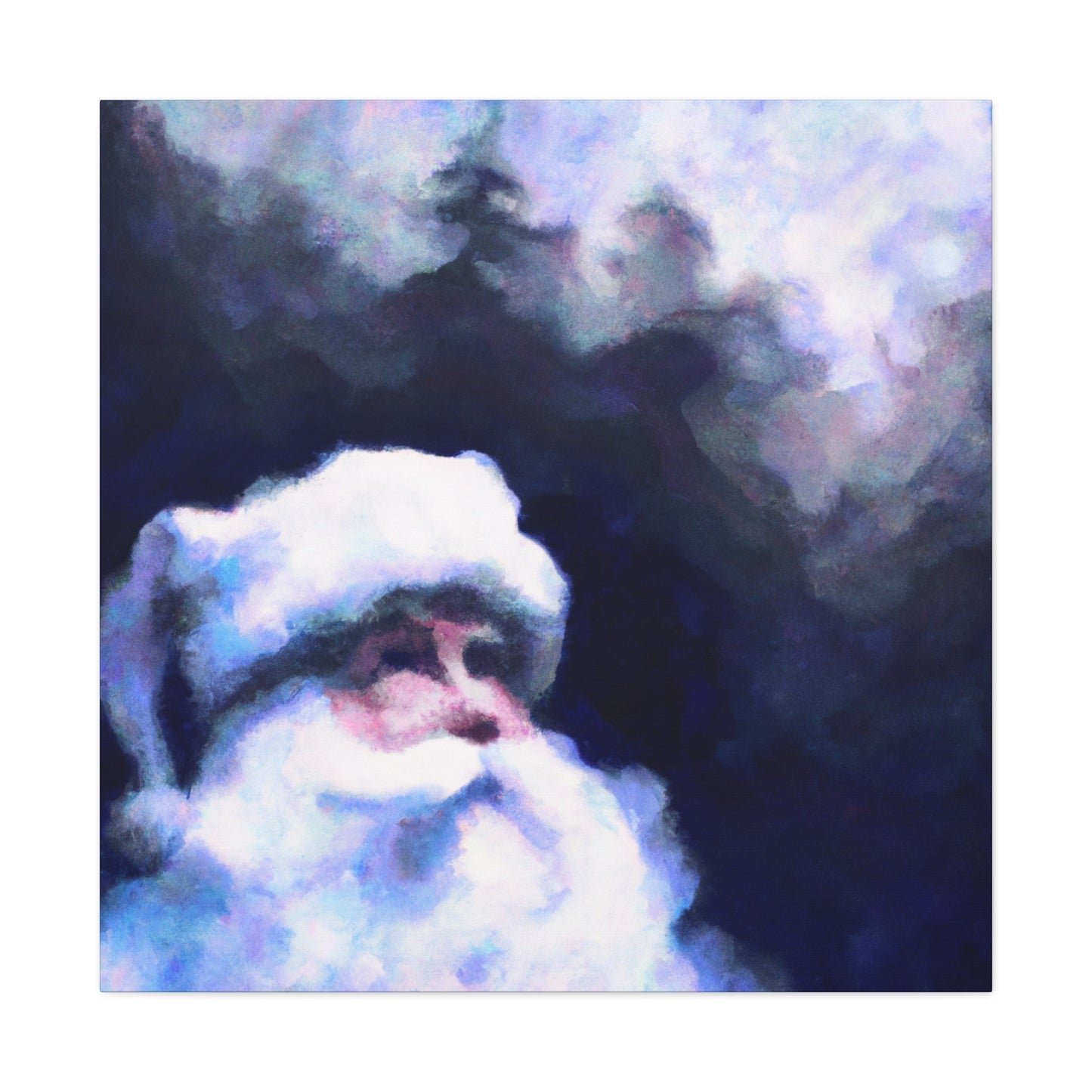 Santa's Digital Delight - Canvas