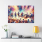 Rhythm in Vibrant Hues - Canvas