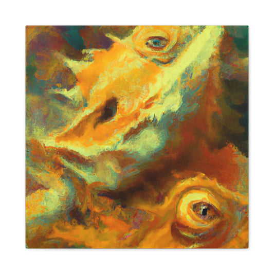 "Bearded Dragon Dreamscape". - Canvas