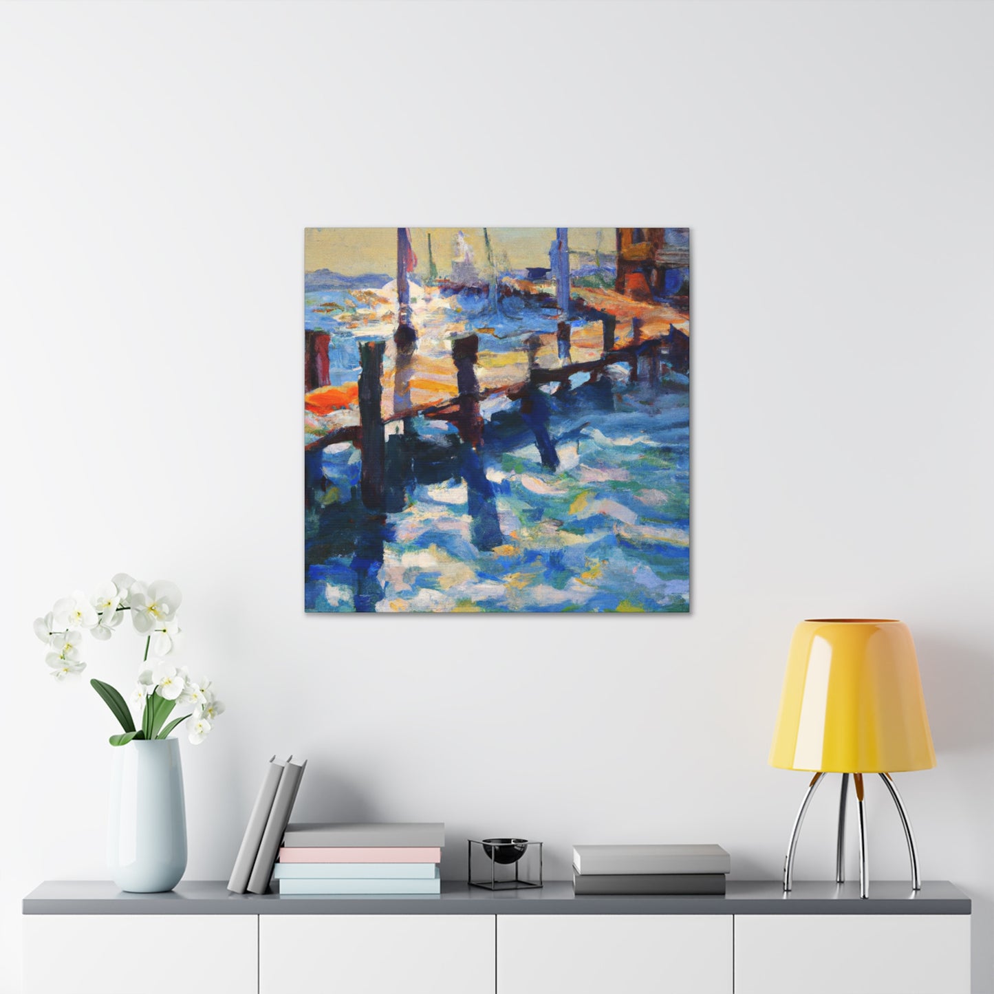 "Pier of Impressionism" - Canvas