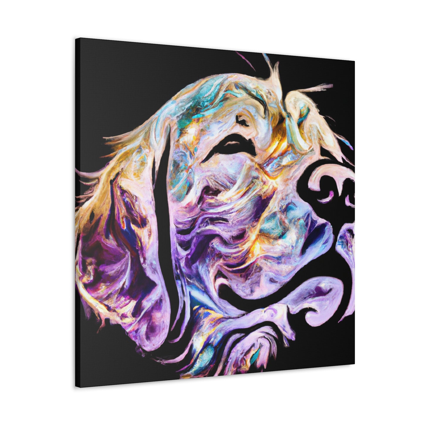 "Golden Retriever Reverie" - Canvas