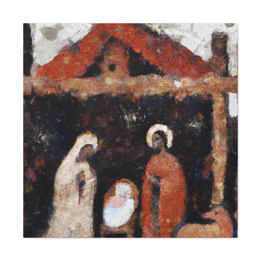 Infant's Midnight Manger - Canvas