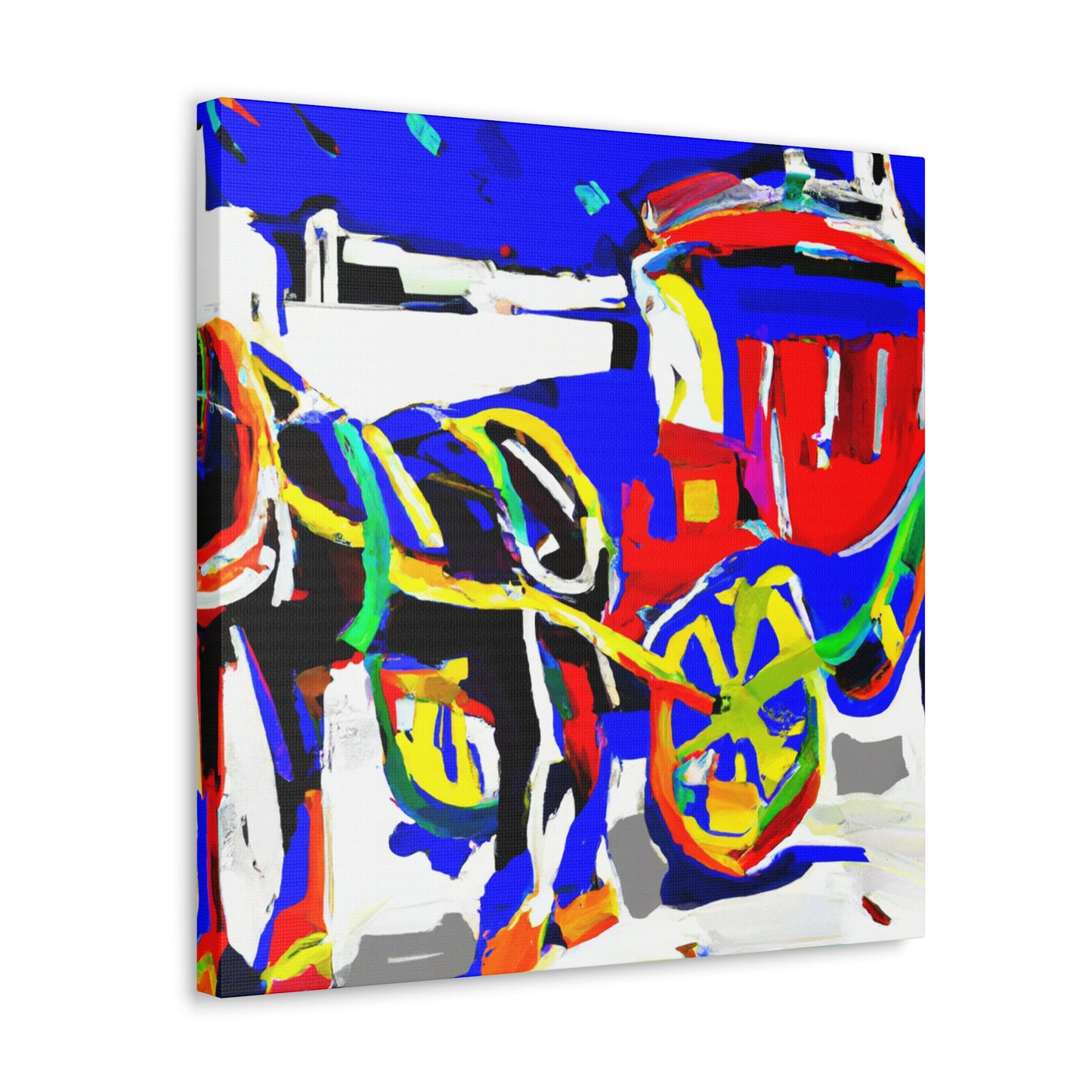 Horse and Carriage Ride - Canvas