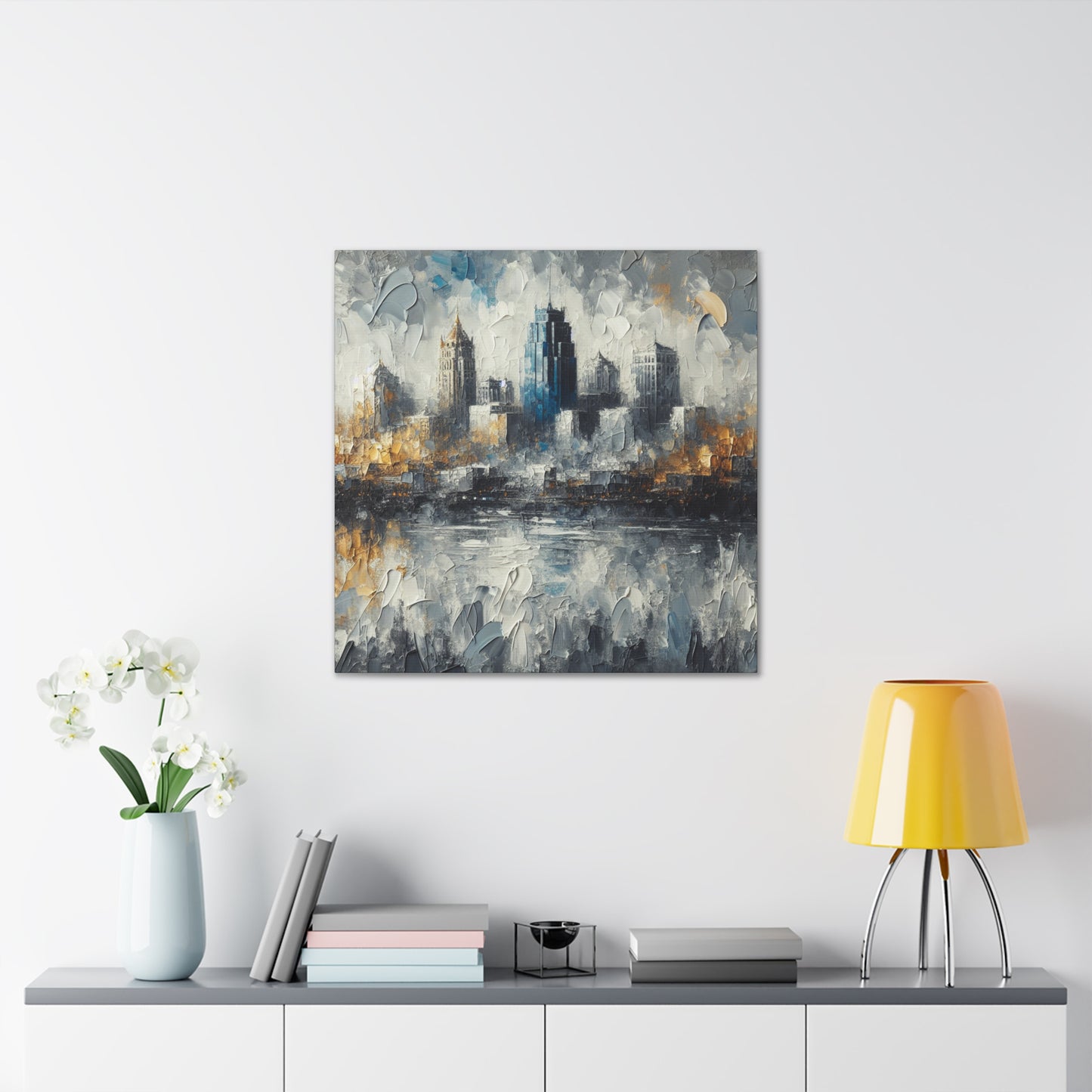 "Urban Symphony Unveiled" - Canvas