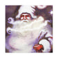 "Santa Claus Blooming Joy" - Canvas