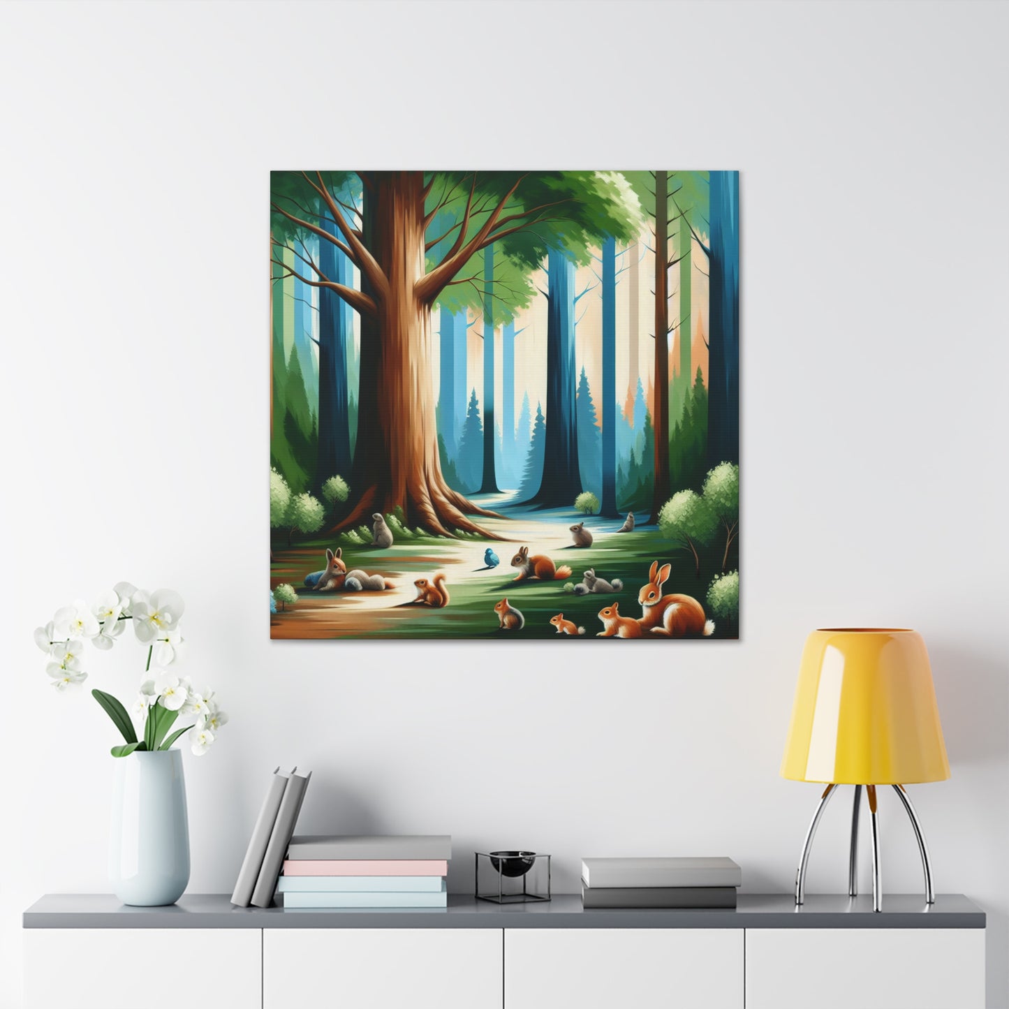 Whispering Woodland Enchantment - Canvas