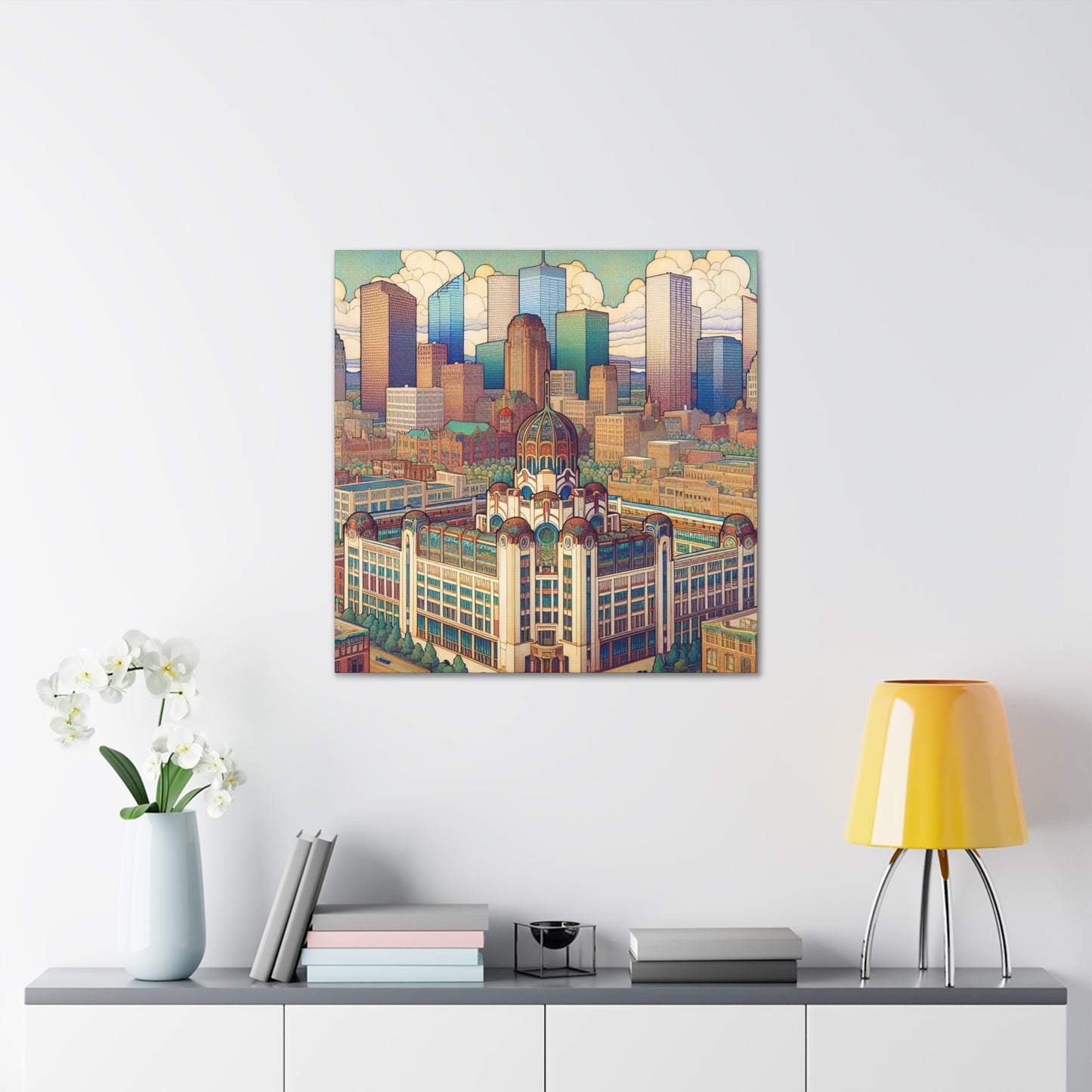 "Enchanted Mile-High Metropolis" - Canvas