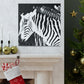 "Zebra Abstract Expressionism" - Canvas