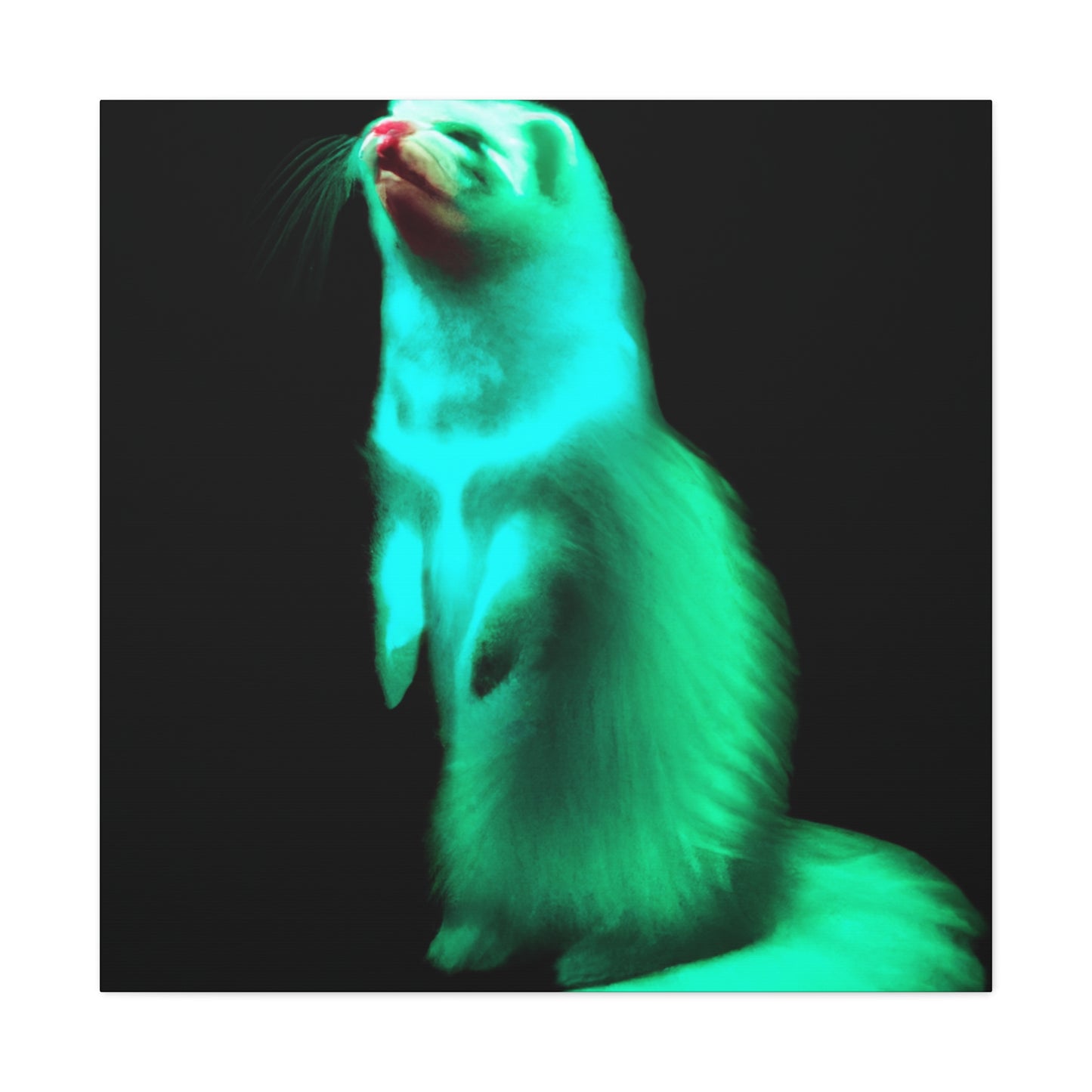 Ferret in Abstraction - Canvas